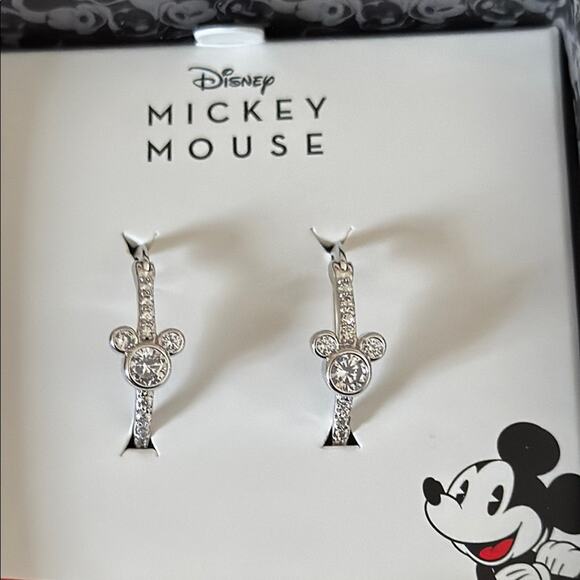 Disney | Mickey Mouse Fine Silver Plated Earrings NIB - Picture 5 of 6